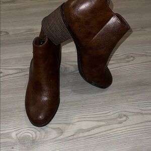 Michael Shannon Dark Brown Ankle Booties